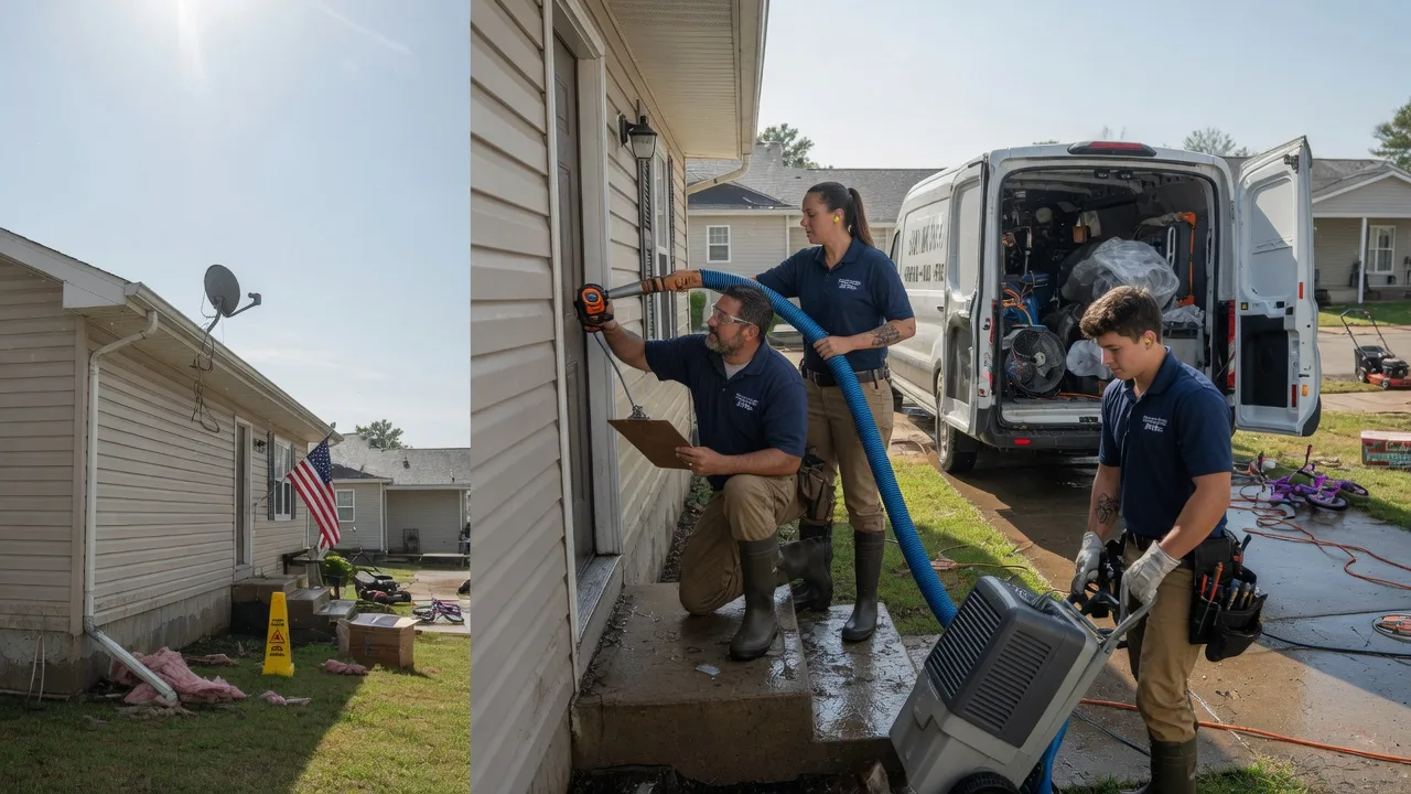 Ceiling Water Damage Restoration in Concord, NE near me